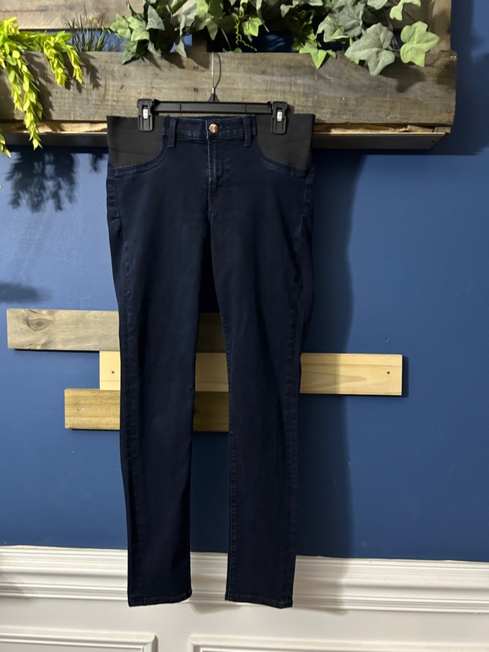 J Brand Mamma J Maternity Jeans 30 EUC Dark Blue